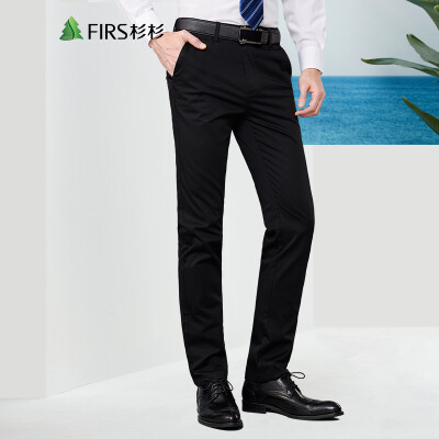 

Shanshan (FIRS) Men's young fashion business Slim thin section casual pants FTK96002-2 dark blue 78