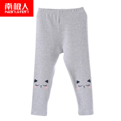 

Antarctic Nanjiren Girls Leggings New Fashion Print Casual Children Pants Watermelon Red 150