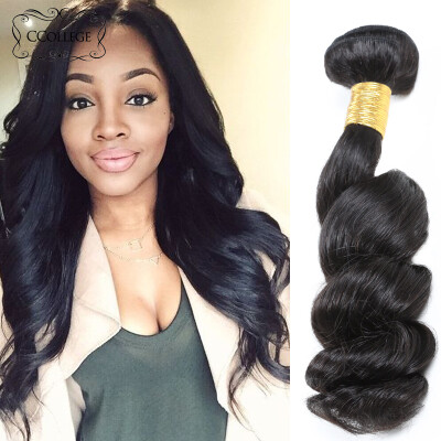 

8A Unprocessed Brazilian Loose Wave 4 Bundles Cheap Brazilian Hair Weave Bundles CCollege Virgin Hair Loose Wave