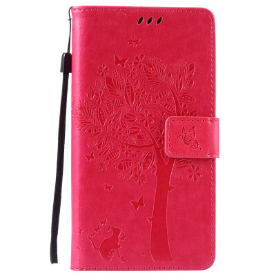 

Rose Tree Design PU Leather Flip Cover Wallet Card Holder Case for HUAWEI HONOR 4X