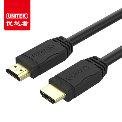 

UNITEK hdmi line 4K digital high-definition line 8 meters computer TV 3D video line notebook computer projector display cable black Y-C141