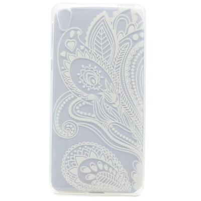 

Half flower Pattern Soft Thin TPU Rubber Silicone Gel Case Cover for Sony Xperia X Performance