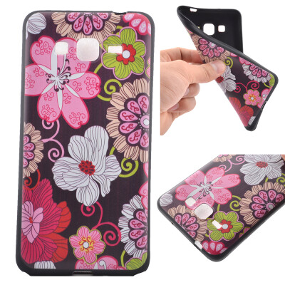 

Color flowers Pattern Soft Thin TPU Rubber Silicone Gel Case Cover for Samsung Galaxy Grand Prime G530