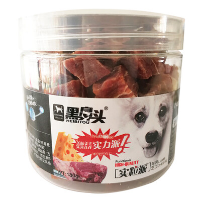 

Black Nose Dog Snacks Pet Dog Snacks Black Nose Pancake Beef Cheese 180g
