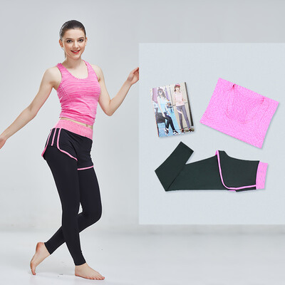 

Norgren Yoga Women's Set Tights Tightening Dress 2017 Весна и лето Новый N-1706 M Набор из двух частей