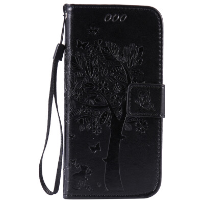 

Black Tree Design PU Leather Flip Cover Wallet Card Holder Case for IPHONE 6
