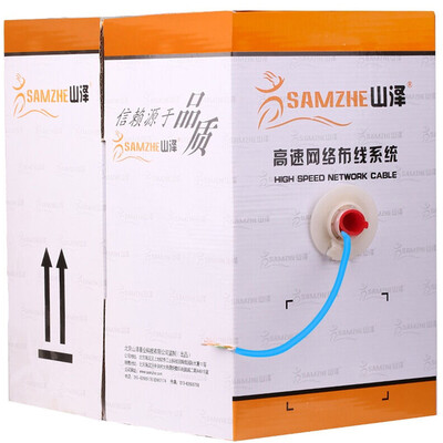 

Shanze SAMZHE SZ-6050 engineering grade six cable network oxygen-free copper high-speed CAT6 class non-shielded cable engineering home network cabling dedicated line 50 meters