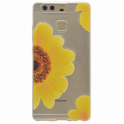 

Sunflower Pattern Soft Thin TPU Rubber Silicone Gel Case Cover for HUAWEI P9