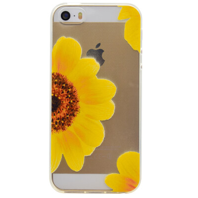 

Sunflower Pattern Soft Thin TPU Rubber Silicone Gel Case Cover for IPHONE 5/5S/5SE