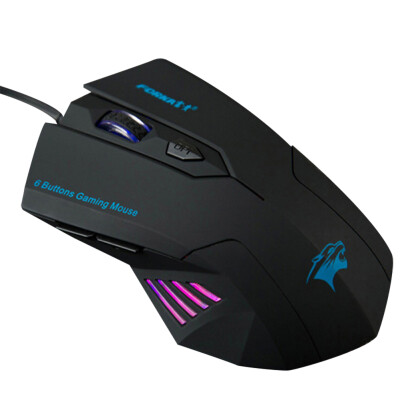 

MyMei Прохладный Pro 6D Game Mouse 6 Кнопка оптический свет USB конкурентных ПК компьютер ноутбук