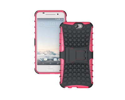 

Htc A9 CaseGangxun Heavy Duty Armor Dual Layer Rugged Hybrid Hard Shockproof Case with Kickstand for Htc A9 Cover (rose