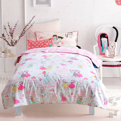 

Polar Cloud Bedding Home Textiles Cotton Child Quilt Student Single Cotton Coat Single Souvenir Pink 150 200cm