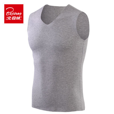 

Bejirog mens vest T-shirt sling bottoming shirt casual sports trailing vest male