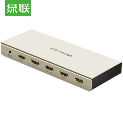 

Зеленый Альянс (UGREEN) Разветвитель HDMI 1 в 4 из 4 из 2K * 4K цифровой высокой четкости линейный видеопереключатель компьютерный блок подключенный телевизионный проектор 40277
