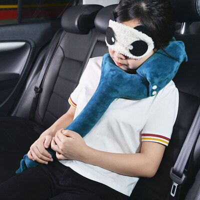

CarSetCity Car Headrest Support Inflatable Pillow Car With Office Neck Pillow U-Pillow CS-83084 Gray