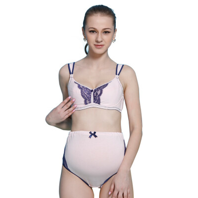 

Piece Mummy Breast Breast Underwear Set Беременные женские нижнее белье Беременные женские нижнее белье B7073 Розовый 90C