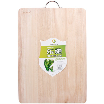 

Le Chi square solid wood rubber wood chopping board cutting board E2 34cm 23cm 2cm