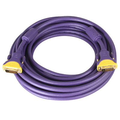 

Акихабара (CHOSEAL) QS5202T5 DVI (24 + 1) Интерфейс ПК телевизионных проекторов гальванических терминалов, посвященный Dual DVI HD видео кабеля 5 м