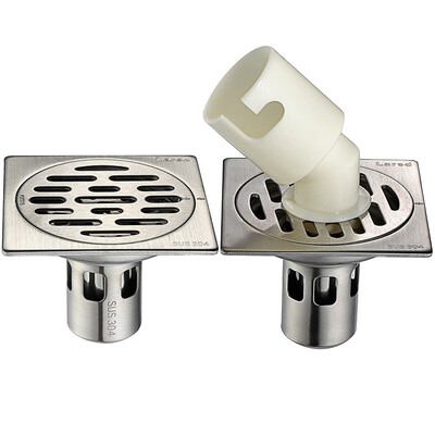 

Larsd 8802A 304 stainless steel floor drain set shallow water seal deodorant floor drain bathroom bathroom floor drain set washing machine floor drain