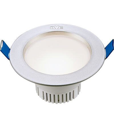 

NVC NVC Lighting LED Downlight Ceiling Light Silver 3W Warm White 4000K Hole 75-85cm