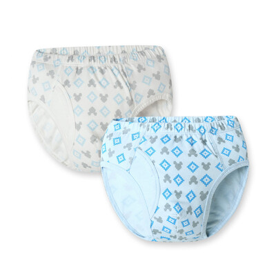 

Disney Disney children's underwear Shu skin elastic cotton boy briefs (two loaded) 48125B0 two loaded 130