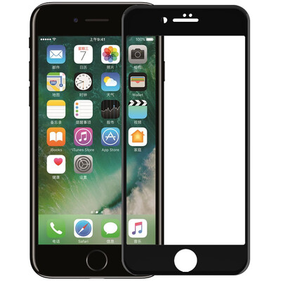 

3-piece-3D full-screen] YOMO iphone7 / 6s / 6 plus tempered film Apple 7plus full-screen full coverage of mobile phone film for 7 plus [black