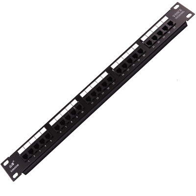 

Shanze SAMZHE WAN-36 high-end engineering gold-plated version of 25 voice telephone patch panel rack modular