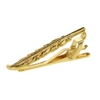 

Yoursfs Fantasy Steel Feather-shaped Tie Clip French Style Tie Bar for Men or Women