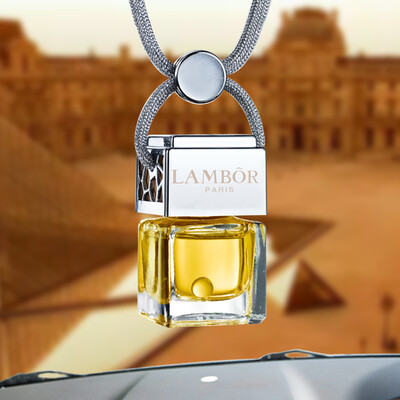 

LAMBOR car perfume car pendant car perfume water cube cologne golden yellow