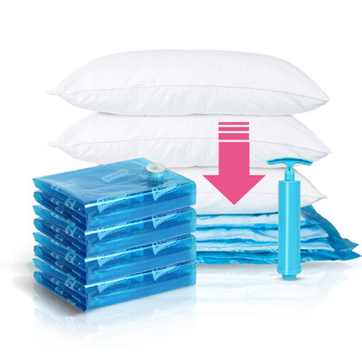 

Jingdong Supermarket] Tai Li quilt clothing storage bag vacuum compression bag finishing bag large three-dimensional widening 6 + 1