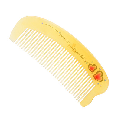 

Yu Mei Ren horns lacquer comb hand hand painted salute gift to send beauty gift box