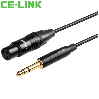 

CE-LINK 2829 DC65 to 3-core XLR audio extension cable 3 m male to female card line 635 microphone microphone audio mixer cable