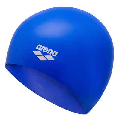 

Arina arena swim cap long hair waterproof increase earmuffs men&women adult universal silicone swimming cap ACG-210-BLU0