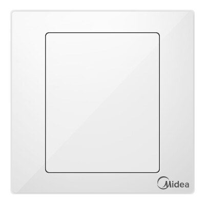 

Midea Midea switch panel blank panel socket cover elegant white 86 no border