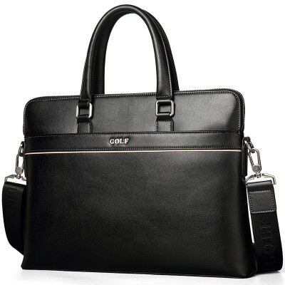 

Golf GOLF briefcase business handbag fashion men&39s shoulder diagonal cross package D691213 black