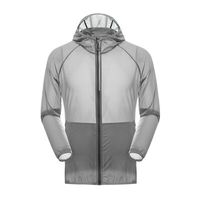 

Woodpecker TUCANO couple models skin clothing men&39s sunscreen breathable light fast dry outdoor sports windbreaker 17109ZM85698 male light gray 3XL