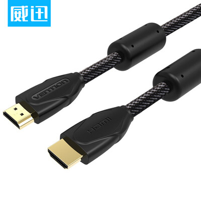 

WDC (VENTION) HDMI цифровая линия высокой четкости hdmi line 1.4 версия проектора для телевизора с ТВ-приставкой для телеприставки с поддержкой 3D-8 метров черного цвета VAA-B04-M800