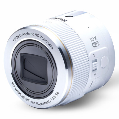 

Kodak SL10 Lens Digital Camera White 10x Optical Zoom NFC WIFI Function Phone Smart Device Wireless Control