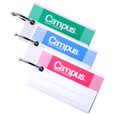 

Kokuyo (Kokuyo), импортируемых из Японии Campus осуществлять портативный PP покрытие заготовки открытке английских слов осуществлять это 115 / 135мм * 45-мм 3 цвета случайно установлен этот TAN-132