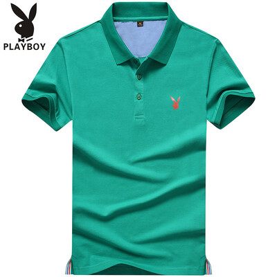 

PLAYBOY модная мужская футболка с воротником поло-стиль
