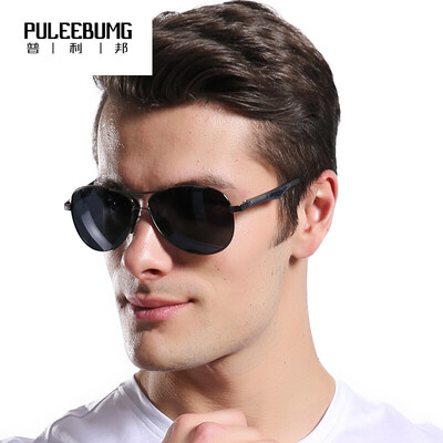 

PuLeeBumG sunglasses male polarized light driving mirror anti-glare sunglasses men's glasses tide personality driver mirror P161