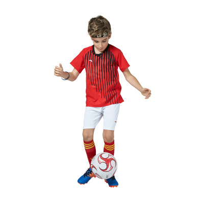 

Anta (ANTA) Kids Boys Soccer Tournament Set Children's Sports Two-piece Set 35724202 Big Red / Pure White 150