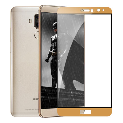 

LANCO Huawei mate9 tempered film mobile phone film full-screen coated tempered screen screen protective film for Huawei mate9 gold