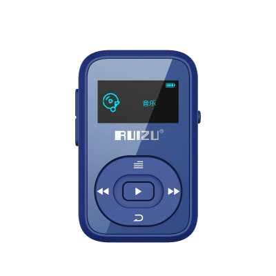 

Руи семьи (RUIZU) X26 8G синий Bluetooth беспроводной спортивный MP3 с экраном клип мини с Walkman