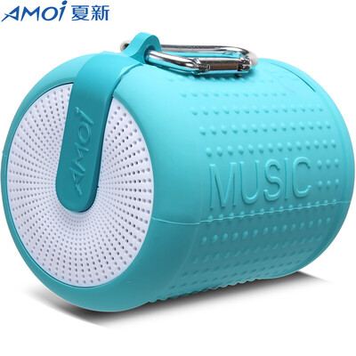 

Amoi A2 mobile phone car a key call Bluetooth mini card audio outdoor portable subwoofer elderly radio small speakers blue