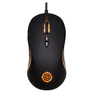 

Hyundai HYUNDAI HY-G52 seven bond at the end of the breathable lamp comfortable feel gaming gaming office mouse black