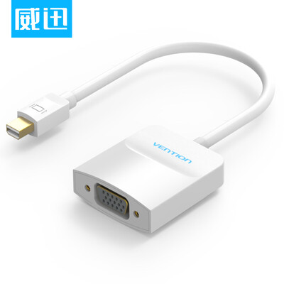 

Вэй Синь (предотвращению бедствий) Mini DP VGA конвертер Apple, Air Pro молниезащиты Интерфейсный адаптер мини-проектор адаптер кабель DisplayPort адаптер белый HBDWB