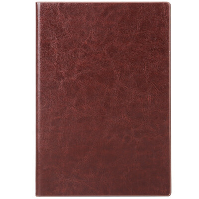 

Effective (deli) 3186 business office leather surface / notebook / meeting this / notebook 25K / 160 pages brown