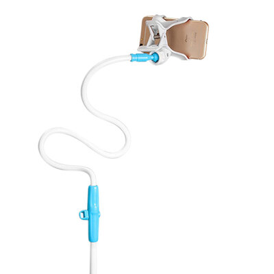 

Bee wing bed table lazy stent lengthening mobile phone stand adjustable multi-purpose universal knob clip section plus paragraph deep blue 115cm