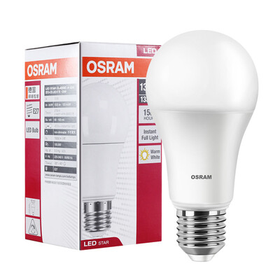 

Jingdong supermarket] OSRAM (OSRAM) LED bulb bubble bubble 10.5W E27 big mouth warm white yellow light